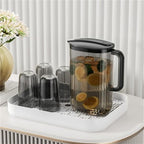 Water Pitcher 6-piece Household Simple Cold Kettle Large-Capacity Cold Kettle Transparent Water Cup Set Refrigerator Juice jug Water Jug - Image 6
