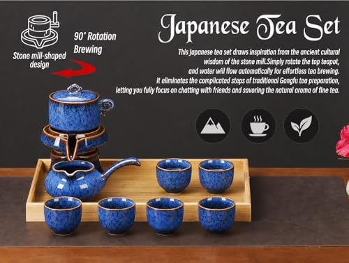 Chinese Tea Set, Japanese Gongfu Tea Set, Teapot Set With Infuser - Image 3
