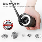 HiBREW G4B Manual Coffee Grinder, Adjustable Dial Aluminum Burr Mill - Image 6