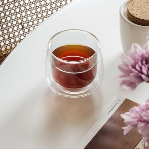 Villeroy & Boch – Artesano Hot & Cold Beverages Coffee Mug, Set of 2 Glasses, Double-Walled Glasses for Hot and Cold Beverages, 9 oz, Borosilicate Glass, Dishwasher-Safe, Microwave-Safe - Image 2