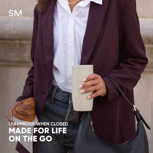 Simple Modern Insulated Travel Coffee Mug 360° Lid | 12oz | Green - Image 4
