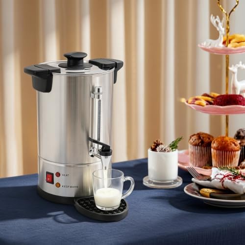 8L Commercial Coffee Urn,Stainless Steel Large Coffee Maker - Image 3