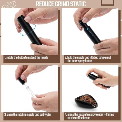 Coffee Dosing Cup Spray Bottle Kit Ceramic Tray - Image 6