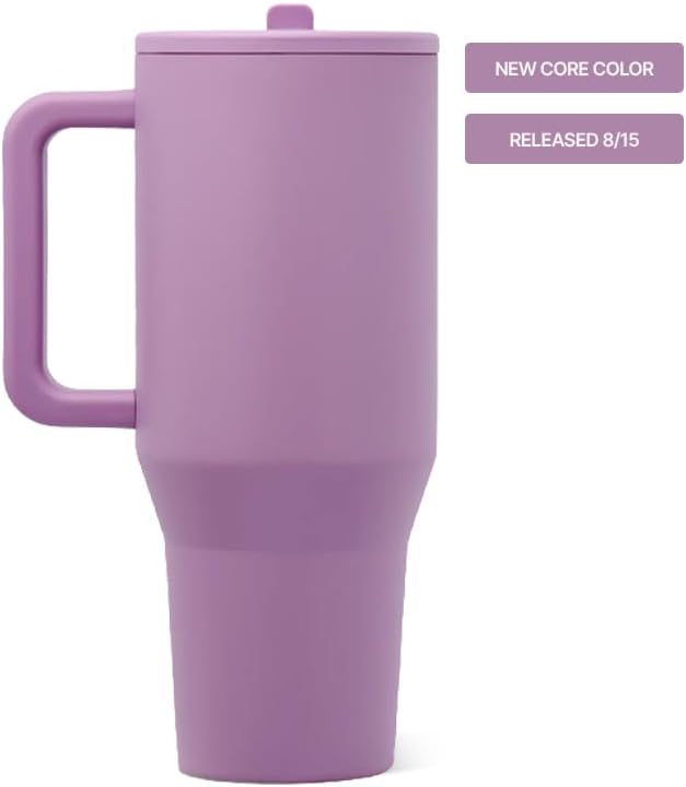 HydroJug Traveler 40oz, Insulated Tumbler with Handle & Straw, Pixie - Image 2