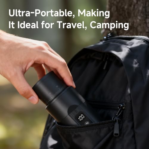 HIBREW G5mini Portable Wireless Coffee Grinder, 5200mAh Dual Battery - Image 6