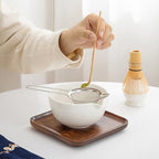 6Pcs/set matcha blender set bamboo tea matcha brush tea set matcha bowl matcha tool set white by POWLAB
