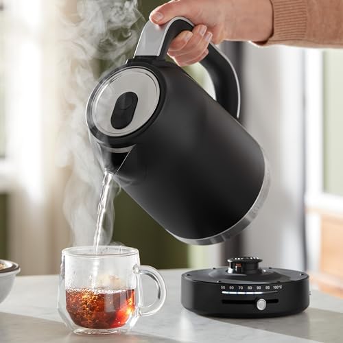 KitchenAid 1.7L Electric Kettle, Temp Control KEK1701, Black Matte - Image 3