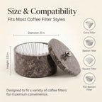 Marble Coffee Filter Holder 6 inch Handmade Oceanic - Image 7