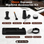58mm Espresso Accessories Kit with Silicone Tamping Station, 7PCS - Image 2