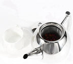 1.5L Stainless Steel Teapot with Tea Strainer Teapot with Tea Infuser Teaware Sets Tea Kettle Infuser Teapot for Induction - Image 4