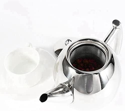 1.5L Stainless Steel Teapot with Tea Strainer Teapot with Tea Infuser Teaware Sets Tea Kettle Infuser Teapot For Induction - Image 4