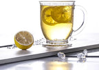 Glass Coffee Mugs Set of 6 - Clear Glass Mugs with Handles 15 OZ - Image 4