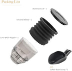 CAFEMASY Clear Single Dose Hopper and Silicone Bellow Compatible with Mahlkonig EK43 Coffee Grinder Cleaning Tool - Image 7