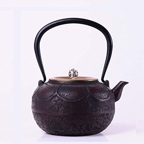 Cast Iron Teapot Japanese Style Tetsubin Tea Kettle 1.2L by Unknown