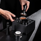 IKAPE 54mm Espresso Tamper Kit 4 in 1 Black, Complete Portafilter accessory set, 53mm Coffee Tamper, WDT Tool, Paper Filters (200pc), Dosing Funnel for Breville Portafilters - Image 7