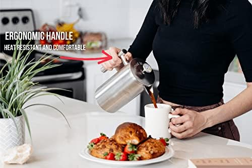 Barista Warrior French Press Coffee Maker & Gooseneck Kettle - Image 4