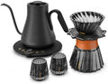Cocinare Gooseneck Electric Kettle & Pour Over Coffee Set, ±1°F Temperature Control, 1500W 0.9L Kettle, Coffee Dripper, 550 ml / 18.6 oz Server & 2 Tasting Cups by Cocinare