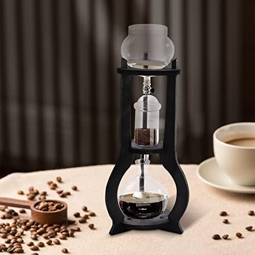 Iced Coffee Cold Brew Drip Tower 600ML/20.29OZ Capacity Sharing Pot Cold Brew Coffees Maker 6 to 8 Cups, Ice Machine for Home Coffee Shops Offices(Grey) - Image 2