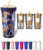 Frost Buddy Togo Buddy 30oz Tumbler - Spill-Proof Flip Lid (Electric Ember) by FrostBuddy