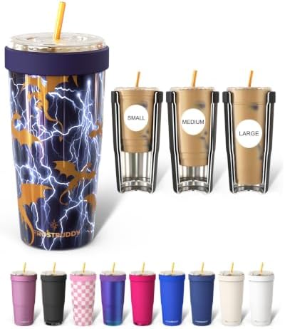 Frost Buddy Togo Buddy 30oz Tumbler - Spill-Proof Flip Lid (Electric Ember) by FrostBuddy