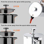 Secura Electric Coffee Grinder and Spice Grinder with 2 Removable Bowls And French Press Coffee Maker, 304 Grade Stainless Steel Insulated Coffee Press 50 Oz. - Image 5