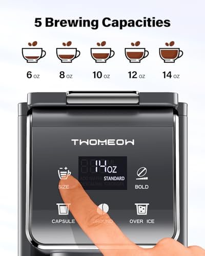 K Cup Coffee Maker, Single Serve Hot & Iced for K-Cup & Grounds - Image 6