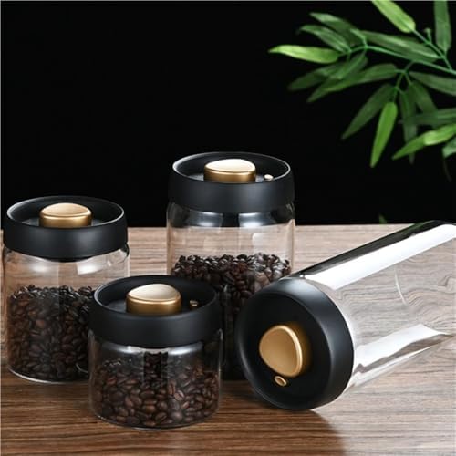 Vacuum Coffee Canisters with Airtight Lids for, Borosilicate Glass Jars Sealer Kit for Tea, Beans,Sugar(1800ml) - Image 4