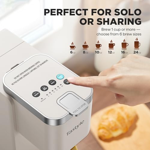 Tastyle Single Serve Coffee Maker for K Cups and Grounds with 3 Brew Styles - Image 5