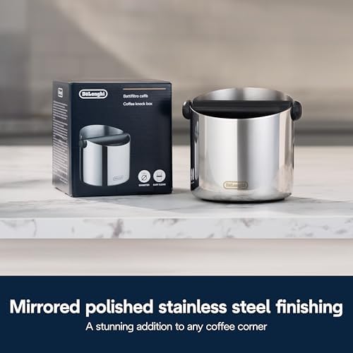 De'Longhi Large Easy Clean Knock Box, Stainless Steel - Image 3