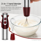 MEGAWISE Immersion Blender, 3-in-1 Hand Blender with Whisk & Milk Frother - Image 6