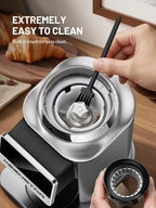 Conical Burr Coffee Grinder, Coffee Bean Grinder with Touch Screen 34 Grind - Image 7