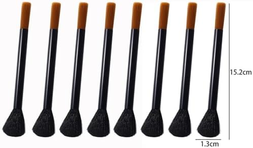 6pcs Double Headed Cleaning Brush Coffee Grinder Cleaning Brushes Aluminum Tube Soft Bristle Powder Brush Coffee Machine Clean Tools - Image 5