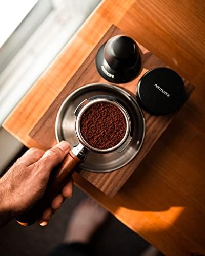 Normcore 58.5mm Coffee Tamper V4 - Spring-Loaded Tamper with 15lb / 25lb / 30lbs Replacement Springs - Anodized Aluminum Handle and Stand - Stainless Steel Flat Base,Black - Image 5