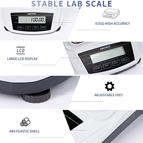 Lab Scale 600gx0.01g Precision Scale 0.01g Accuracy (No Test Weight) - Image 6