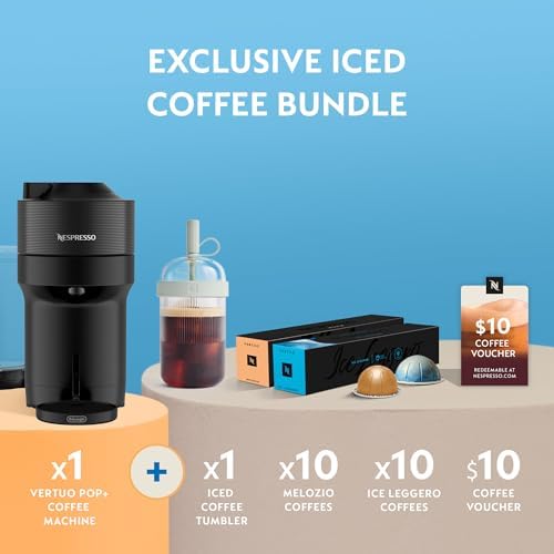 Nespresso Vertuo Pop+ Iced Coffee & Espresso Maker Bundle by De'Longhi - Image 3