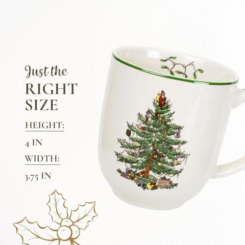 Spode – Christmas Tree Christmas Tree 14 oz Cafe Mug - Image 7