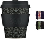 Ecoffee Cup 12oz (350ml) William Morris Reusable Coffee Cup – PLA Plant-Based Travel Mug with Silicone Lid, Melamine Free & Dishwasher Safe – Walthamstow by EcoffeeCup
