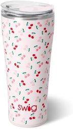 Swig Life 32oz Insulated Tumbler with Lid, Cherry Pie by SwigLife