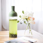 Hario Cold Brew Tea Wine Bottle, 750ml, Olive Green - Image 5