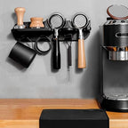 Space Saving Wall Shelves Coffee Station Organizer Multipurpose Espresso Tools Coffee Portafilter Holder for Home Espresso Tools Wall Rack - Image 6