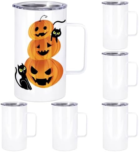 6 Pack 24 oz Sublimation Tumblers coffee mugs by JYLjingyuli