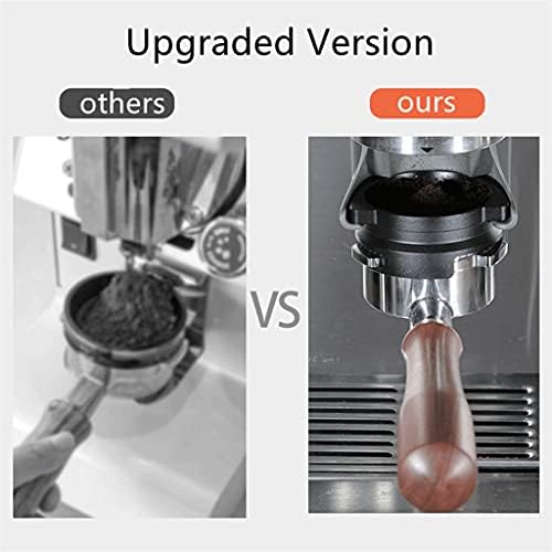 54mm Coffee Powder Receiving Dosing Ring Rotatable Aluminum Alloy Loop Coffee Machines Funnels Accessories (Color : Silver Size : 54mm) - Image 6