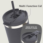 Contigo Streeterville 40oz Tumbler, Stainless Steel Vacuum Insulated, Leak-Proof, Cold for 29 Hours, Darkstone - Image 6
