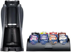 Flavia Aroma Brewer Bundle with 84 Freshpacks and 1 Merchandiser - Coffee Machine, Makes Coffee, Lattes, Tea, and other Hot or Iced Beverages, Multiple Brew Sizes, Black, Works ONLY with Freshpacks by Flavia