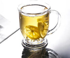 Glass Coffee Mugs Set of 6 - Clear Glass Mugs with Handles 15 OZ - Image 6