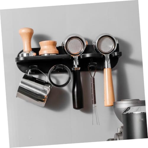 Wall-mounted Espresso Organizer for Coffee Machines Floating Coffee Tool Holder Tamper - Image 6