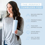 STRATA CUPS Periwinkle Skinny Tumblers with Lids and Straws (12 pack) - 16oz Double Wall Acrylic Tumbler, Tall Matte Skinny Tumblers, Bulk with Free Straw Cleaner, Reusable Cups - Image 5