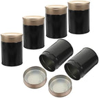 6pcs Metal Tea Tins Xmas Tinplate Organizer for Loose Leaf Storage by CIYODO
