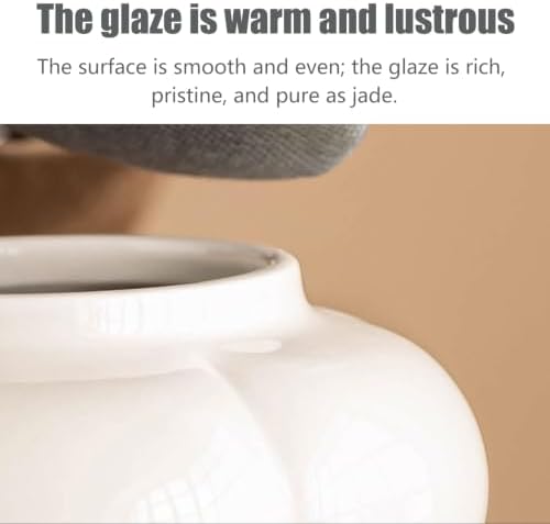 Ceramic Tea Canister with Airtight Lid Storage Container Tins Jar - Image 4