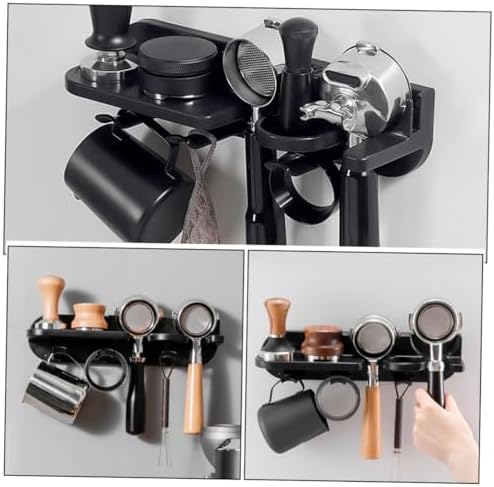 Wall Mounted Coffee Machine Organizer Rack for 51mm Espresso - Image 4